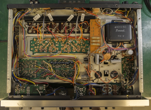 Sansui AU-7500 : à son arrivée.