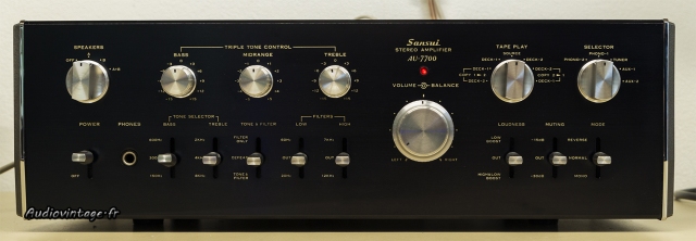 Sansui AU-7700 : un exemplaire bien conservé.