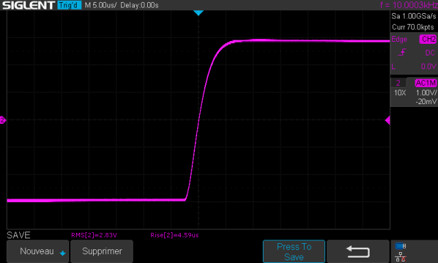 Sansui AU-7700 : temps-de-montee-a-10khz