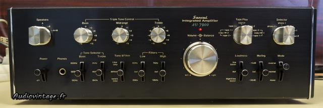 Sansui AU-7900 : un exemplaire en très bel état esthétique.