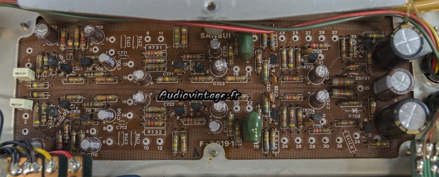 Sansui AU-9500 : circuit tonalité révisé.