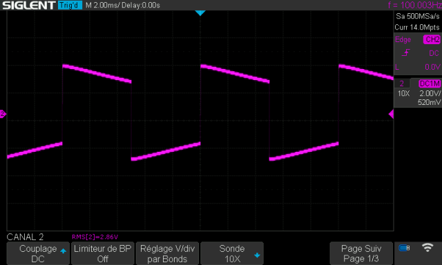 Sansui AU-9500 : signal-carre-a-100hz