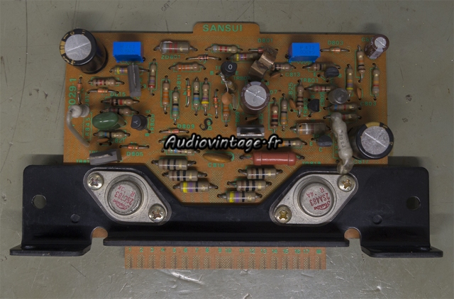 Sansui AU-9500 : circuit "driver" révisé.