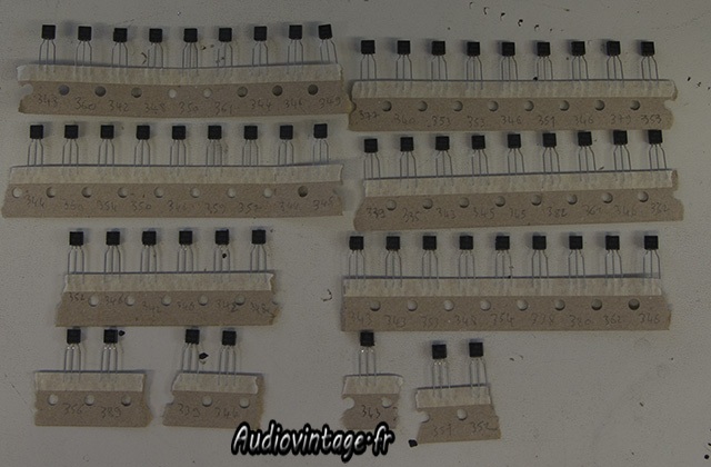 Sansui AU-9900-appairage transistors-audiovintage