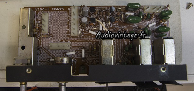 Sansui AU-9900-section filtre-a reviser-audiovintage