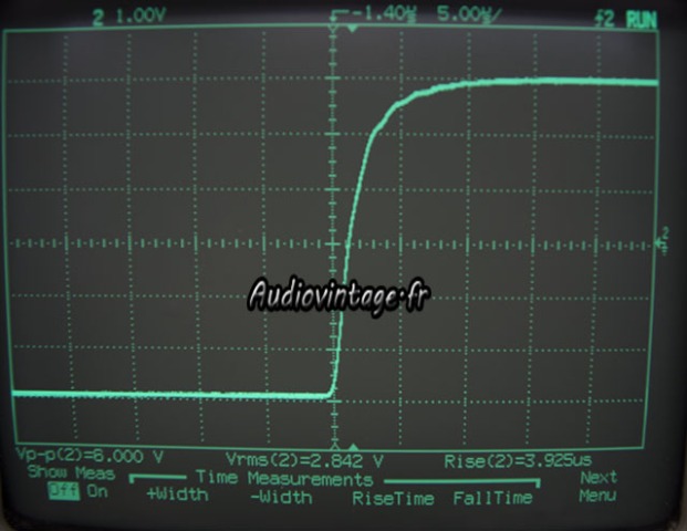 Sansui AU-9900-temps de montee-10khz-audiovintage