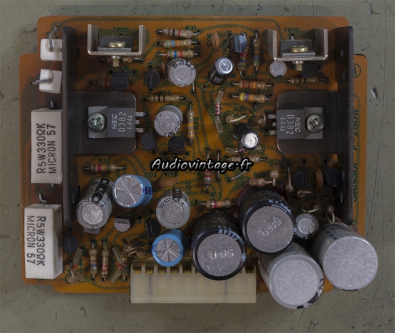 Sansui BA-3000 :  circuit d'alimentation à réviser.