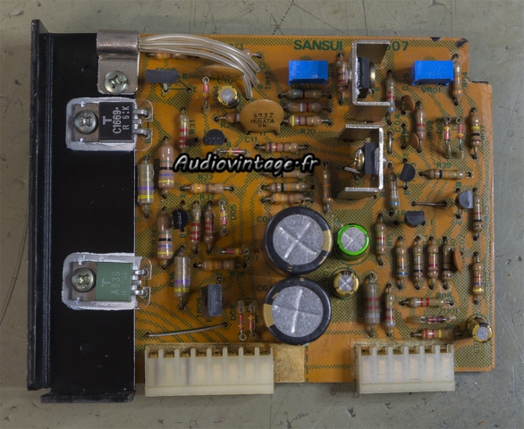 Sansui BA-3000 : circuit driver révisé.