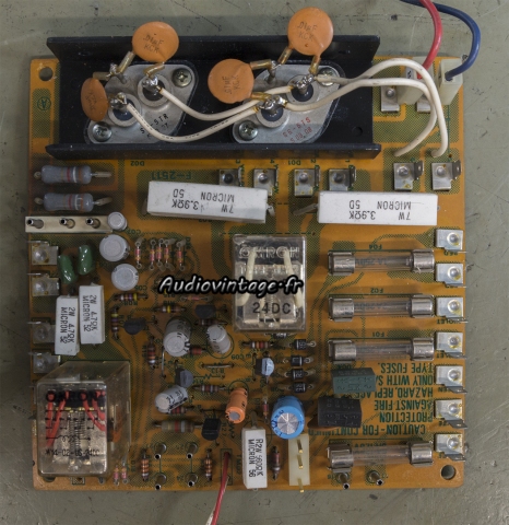 Sansui BA-3000 : circuit de protection/redressement à réviser.