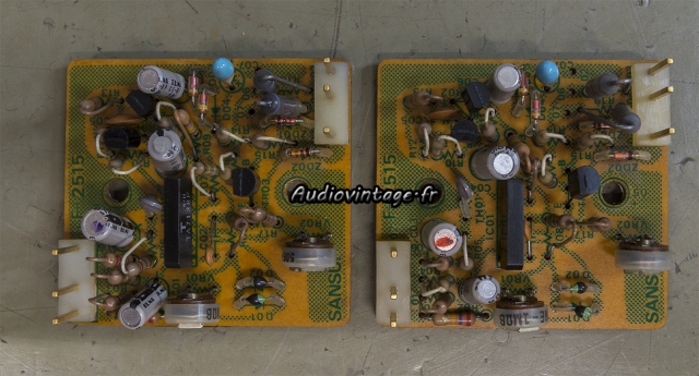 Sansui BA-3000 : circuits des vumètres à réviser.