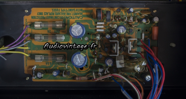 Sansui CA-2000 : alimentation révisée.