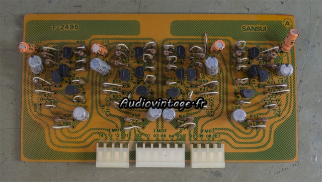 Sansui CA-3000 : circuit de tonalité à réviser.