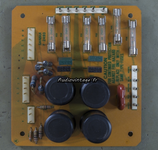 Sansui CA-3000 : alimentation à revoir.