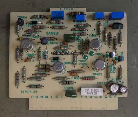 Sansui Eight : circuit driver révisé.