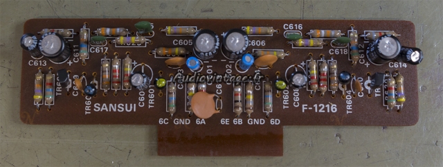 Sansui Eight : circuit head amp à revoir.