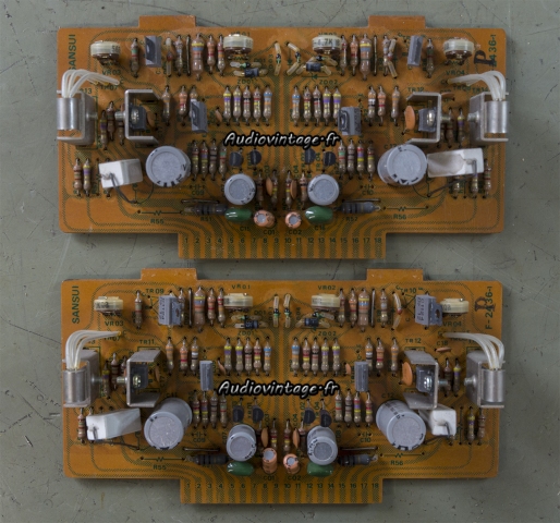 Sansui QRX-7001 : circuit driver à réviser.