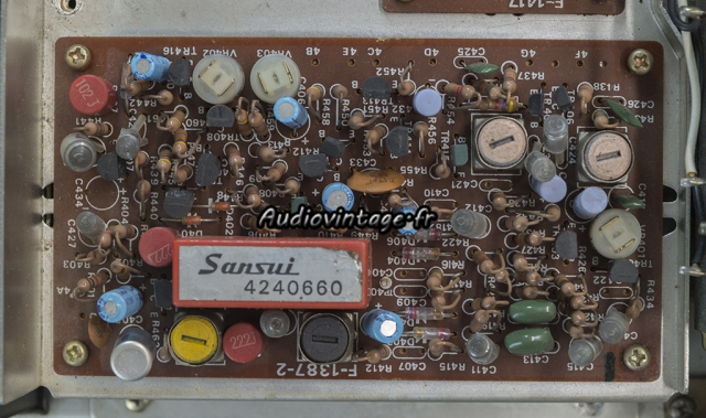 Sansui Seven : étage MPX à revoir.