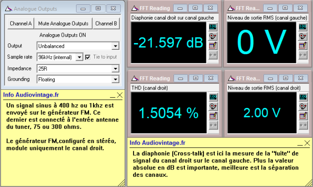 Sansui TU-777 : séparation-stéréo-98Mhz-80dBµV-avant-intervention