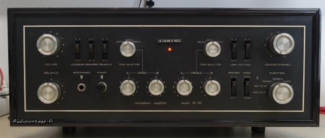 Sansui AU-111 : une belle machine.