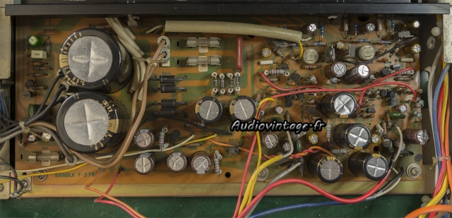 Sansui AU-217 : circuit principal révisé.