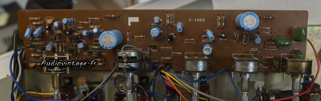 Sansui AU-505 : circuit tonalité et phono à revoir.
