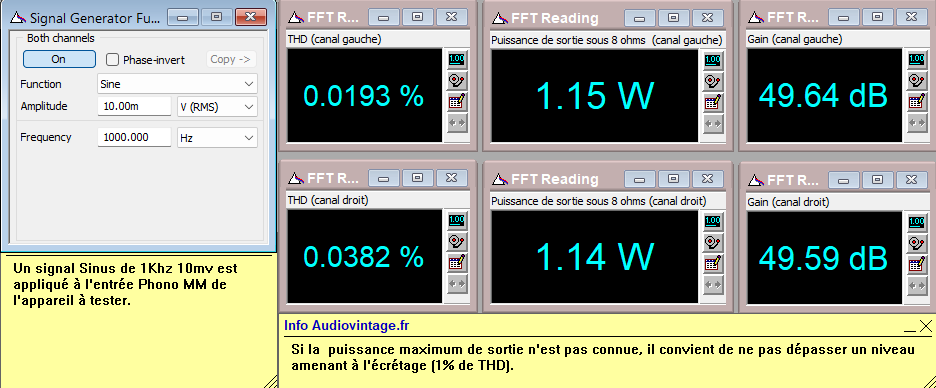 Sansui AU-555 : distorsion-a-2x1w-sous-8-ohms-entree-phono