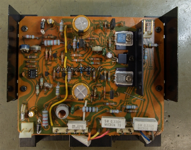Sansui AU-717 : circuit driver révisé.
