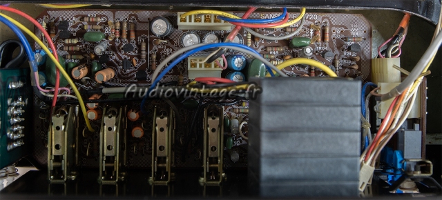 Sansui AU-717 : circuit de tonalité/filtres à réviser.