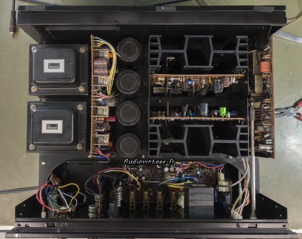 Sansui AU-717 : à son arrivée.