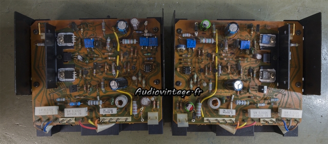 Sansui AU-717 : circuits drivers à revoir de A à Z.