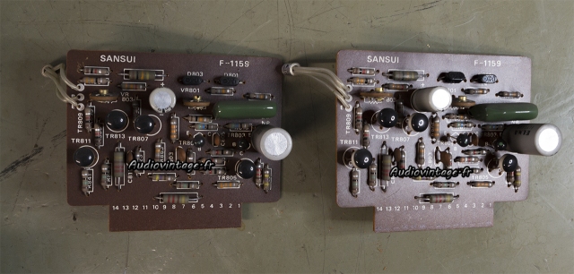 Sansui AU-999 : circuits "drivers" à revoir.