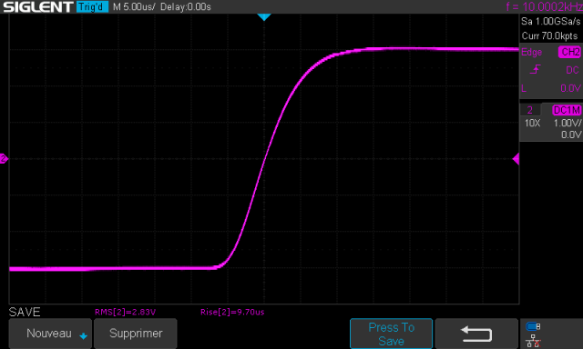 Sansui AU-999 : temps-de-montee-a-10khz
