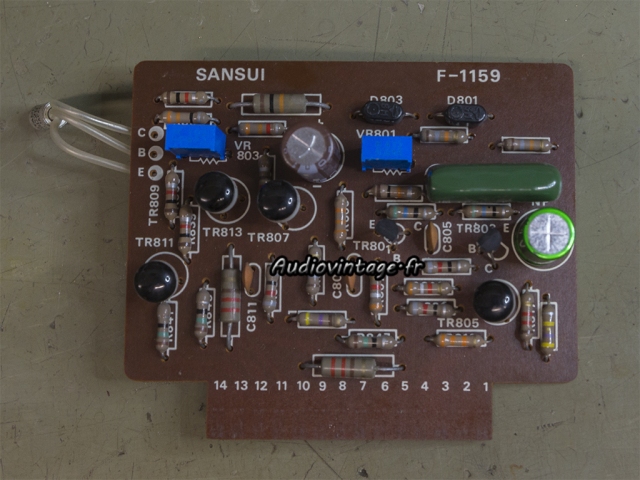 Sansui AU-999 : circuit driver révisé.