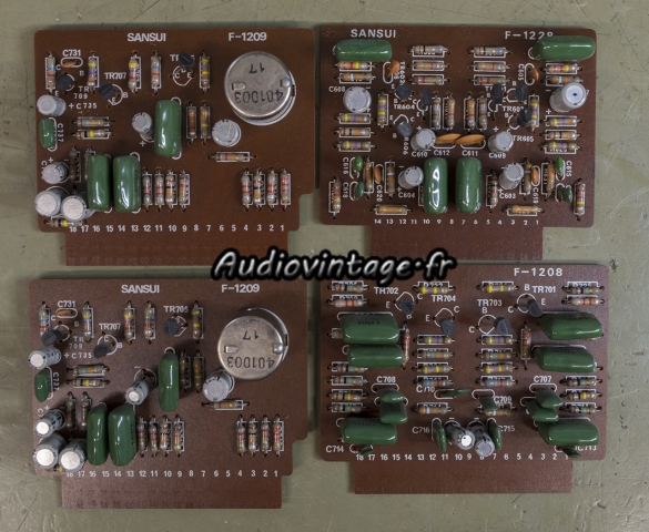 Sansui AU-999 : circuit à reviser.