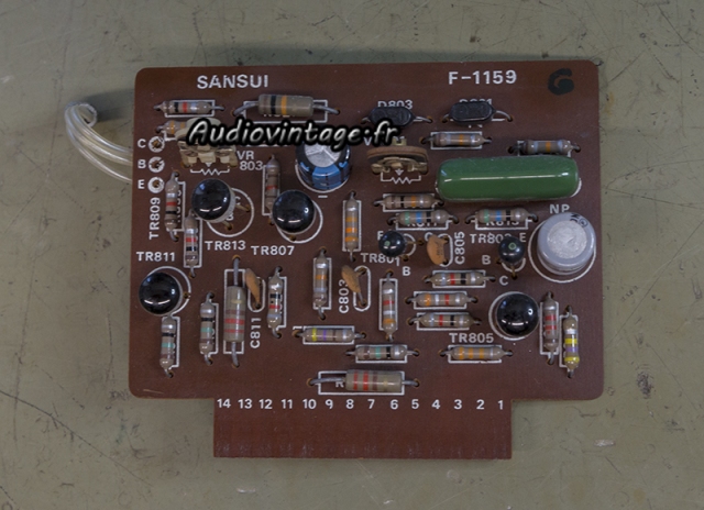 Sansui AU-999 : circuit driver à réviser.