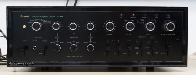 Sansui AU-999 : un design qui plait énormément.