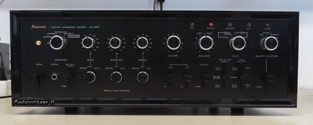 Sansui AU-999 : un très bel exemplaire.