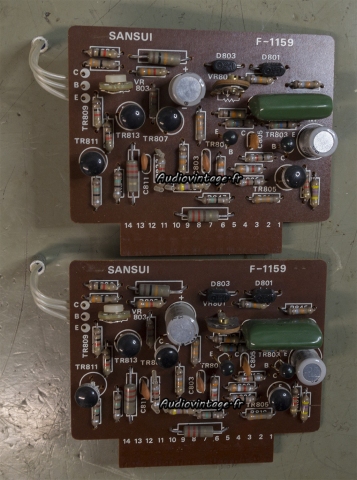 Sansui AU-999 : circuits drivers à réviser.