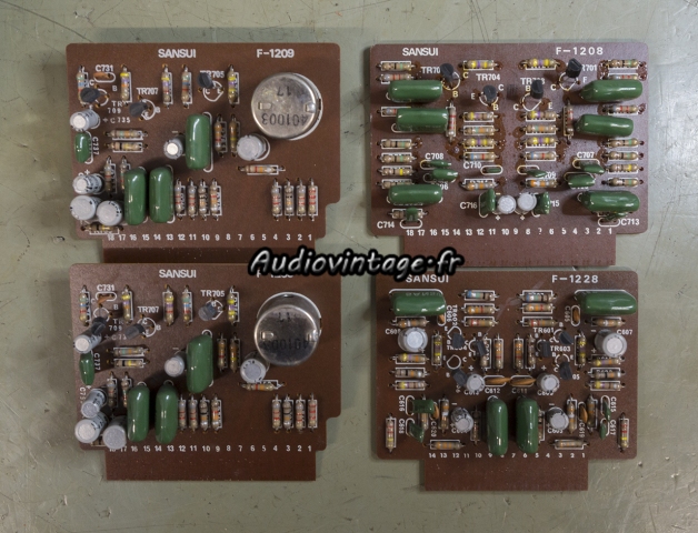 Sansui AU-999 : circuits "preamp" à revoir.