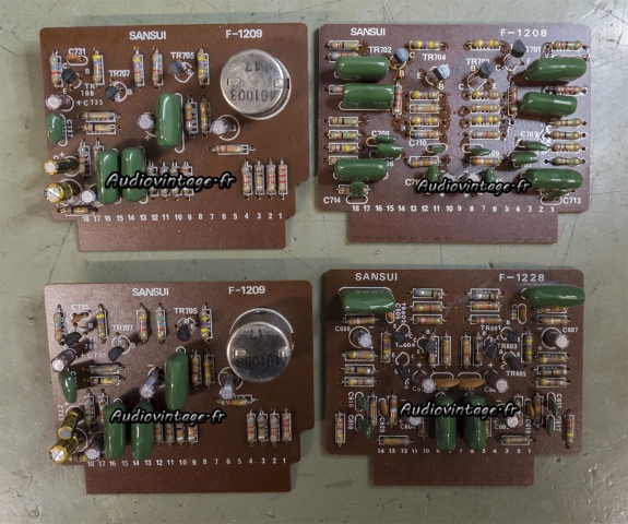 Sansui AU-999 : circuits "preamp" révisés.