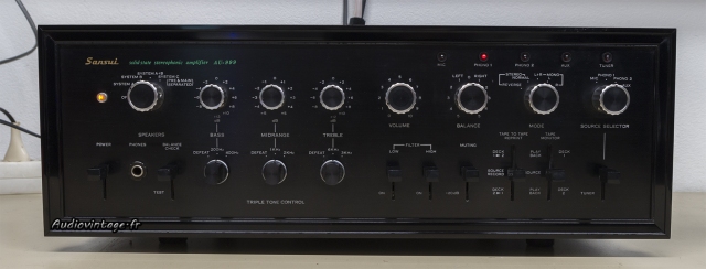 Sansui AU-999 : encore un très bel exemplaire.