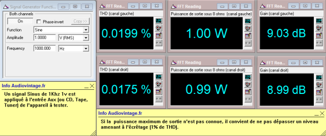 Scott 430A : distorsion-a-2x1w-sous-8-ohms-entree-aux