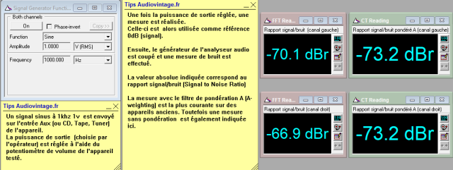 Scott A 436 : rapport-signal-bruit-a-2x1w-sous-8-ohms-entree-aux