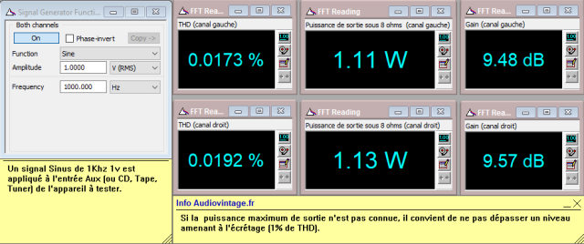 Scott A 437 : distorsion-a-2x1w-sous-8-ohms-entree-aux