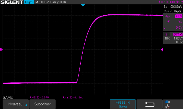 Scott A 437 : temps-de-montée-à-10khz