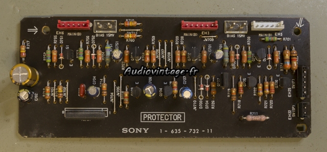 Sony TA-N80ES : circuit de protection révisé.