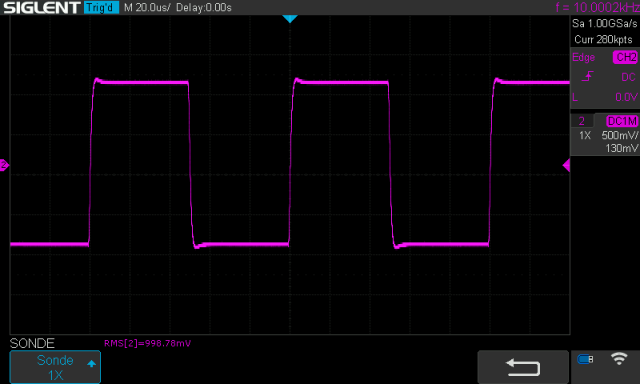 Sony TAE-5450 : signal-carre-a-10khz