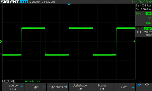 Technics SE-9200 : signal-carre-a-1khz