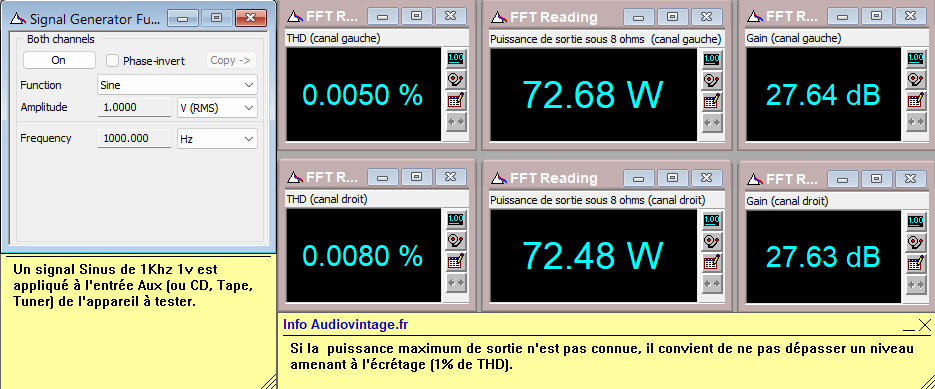 Technics SU-8080 : distorsion-a-2x72w-sous-8-ohms-entree-aux-tone-defeat