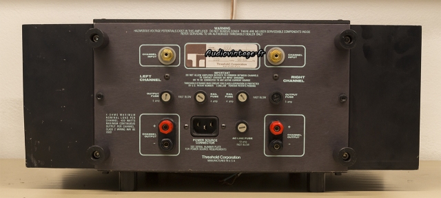 Threshold 400A : connectique.
